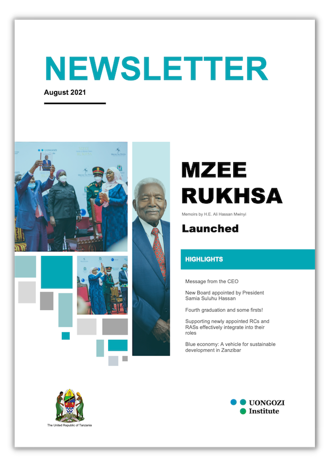 August 2021 newletter